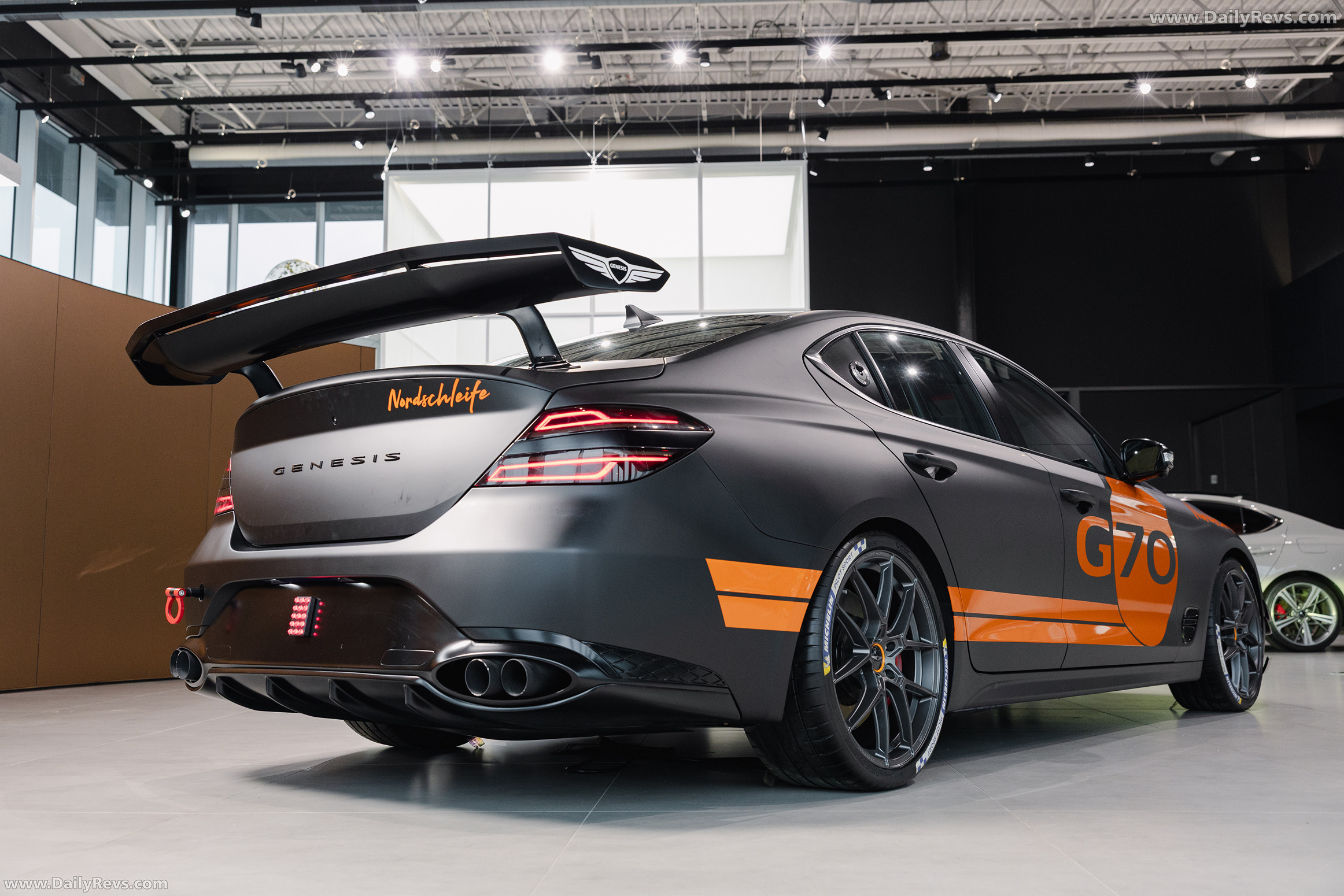 2025 Genesis G70 Track Day Concept Rear View