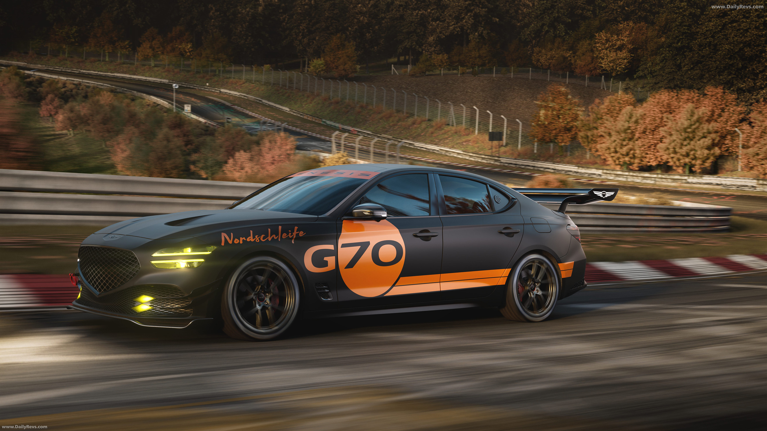 2025 Genesis G70 Track Day Concept Side View