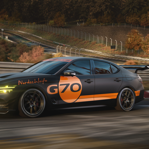 2025 Genesis G70 Track Day Concept Side View