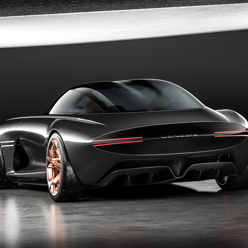 2018 Genesis Essentia Concept Rear View