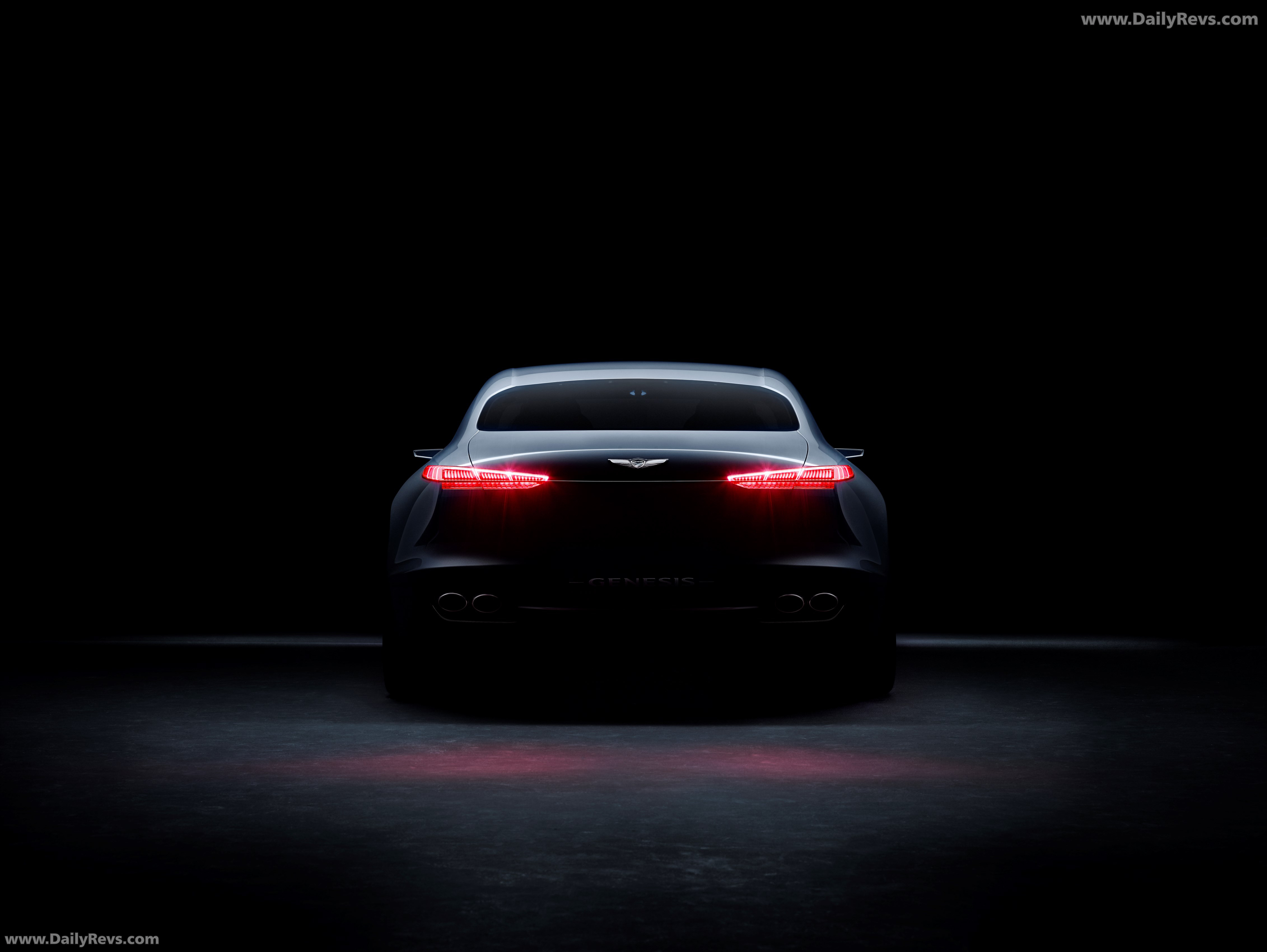 2016 Genesis New York Concept Rear View