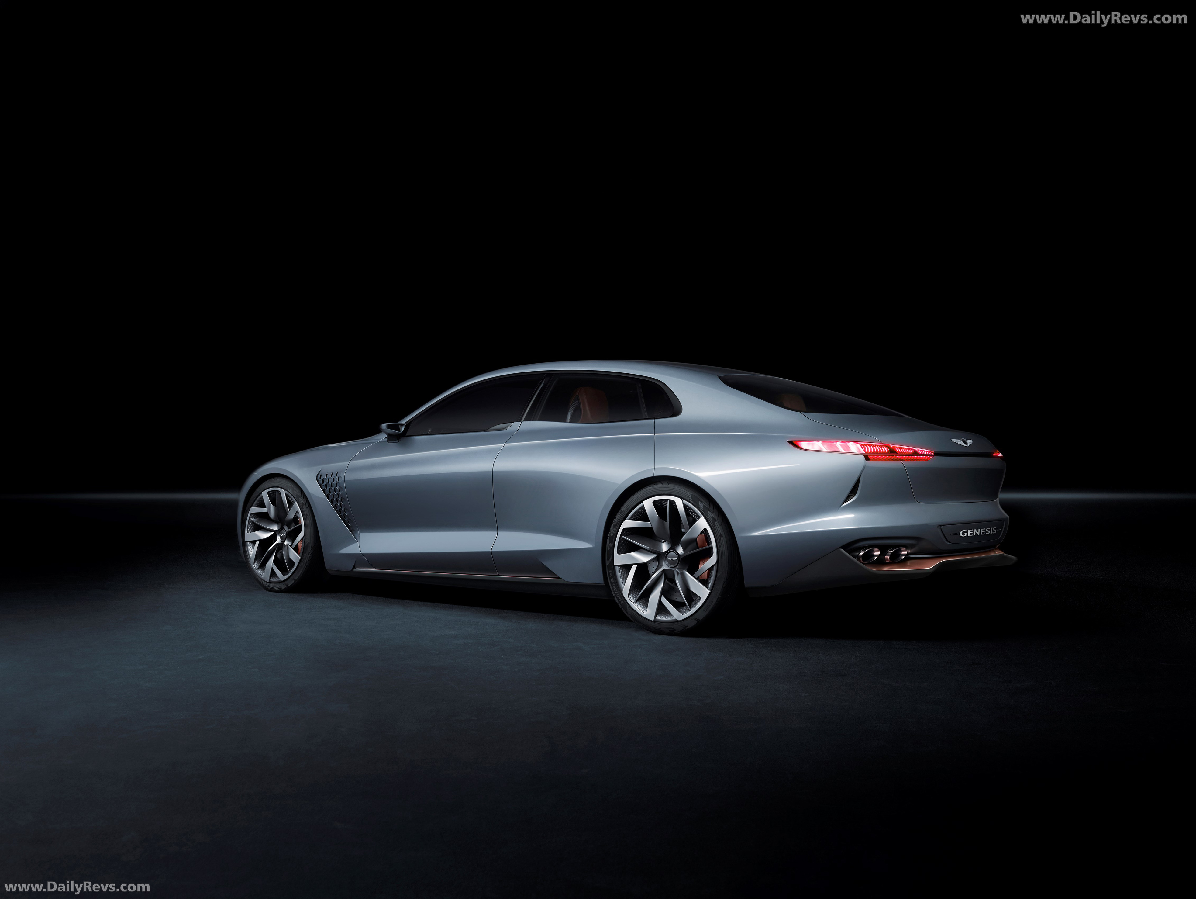 2016 Genesis New York Concept Rear View
