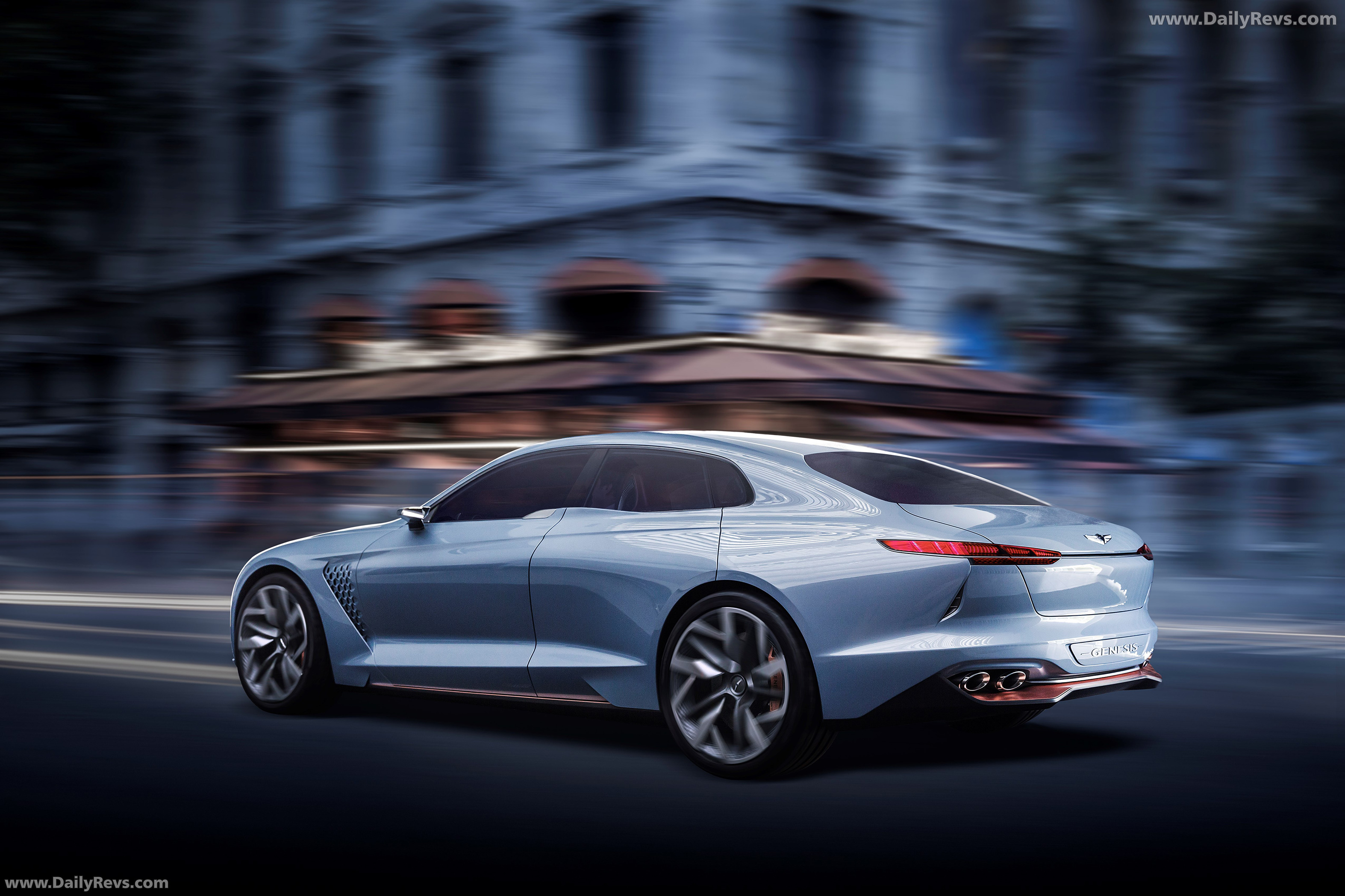 2016 Genesis New York Concept Rear View