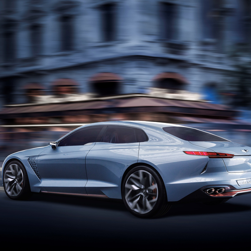2016 Genesis New York Concept Rear View