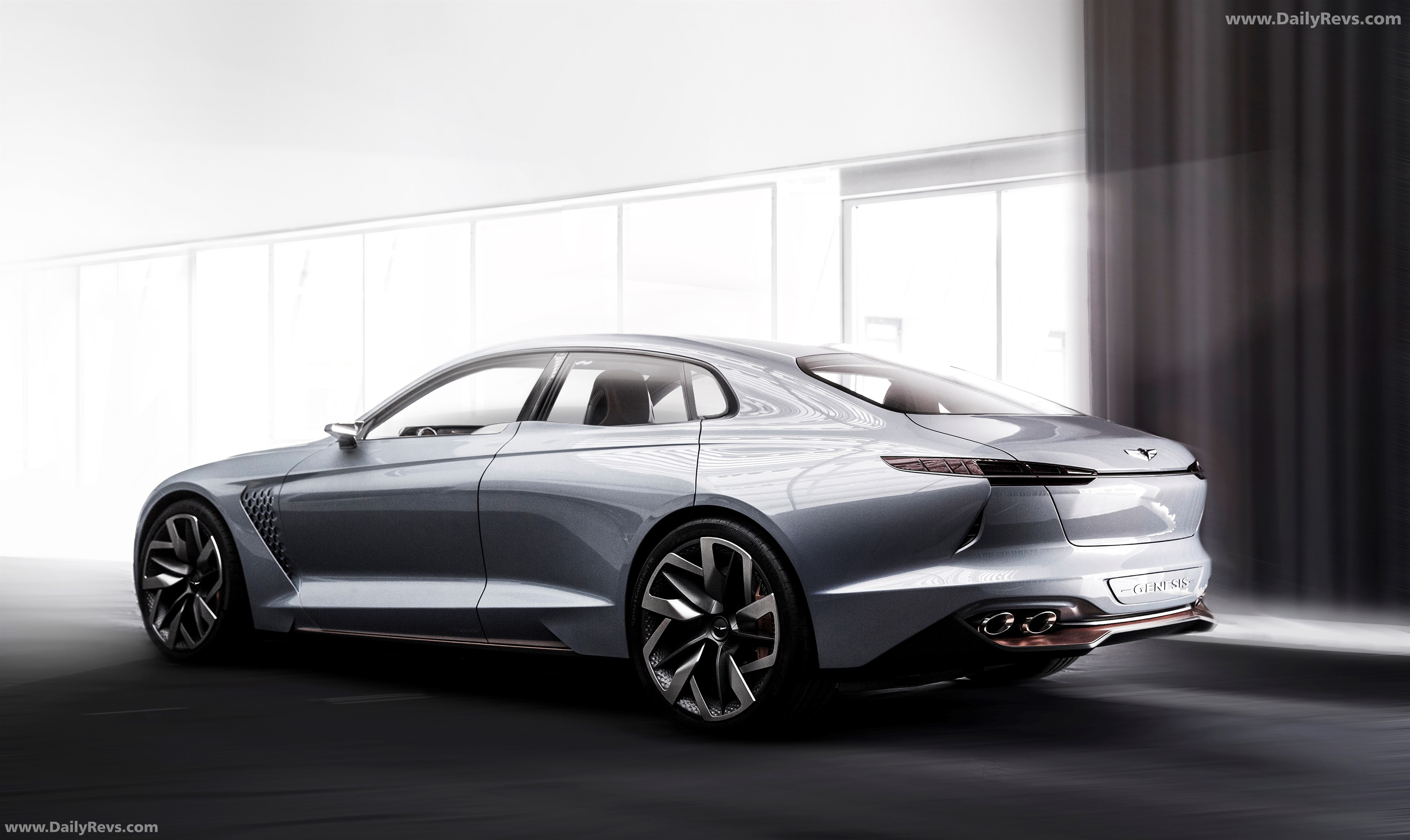 2016 Genesis New York Concept Rear View