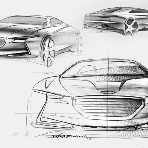 2016 Genesis New York Concept Sketches