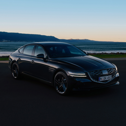 2025 Genesis G80 Black Front View