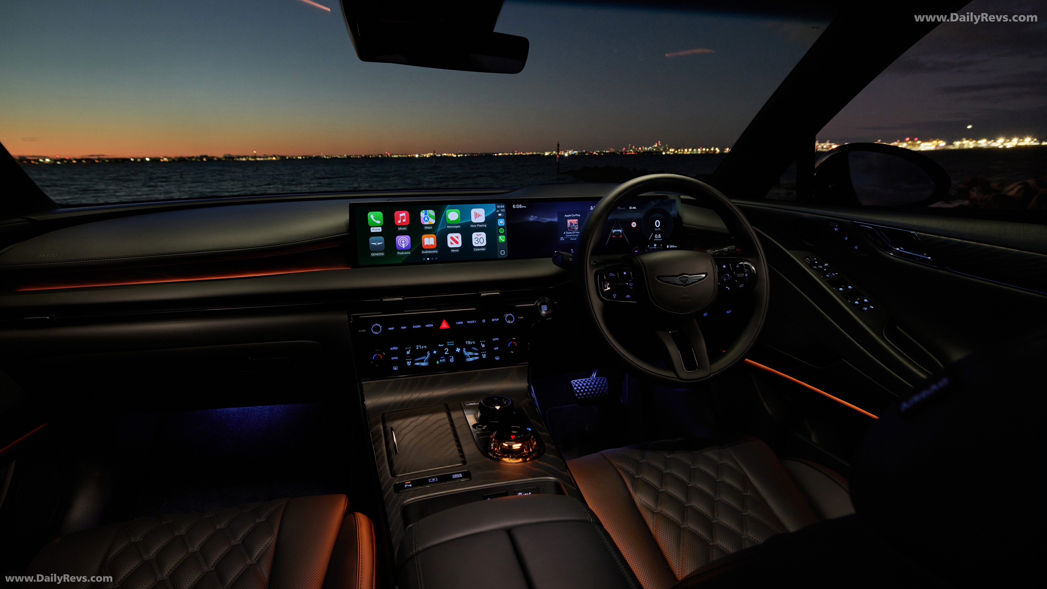 2025 Genesis G80 Black Interior