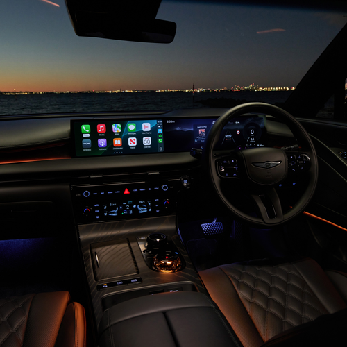 2025 Genesis G80 Black Interior