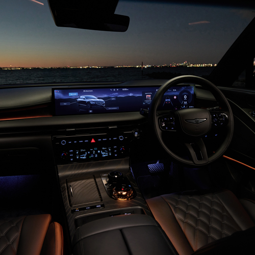2025 Genesis G80 Black Interior