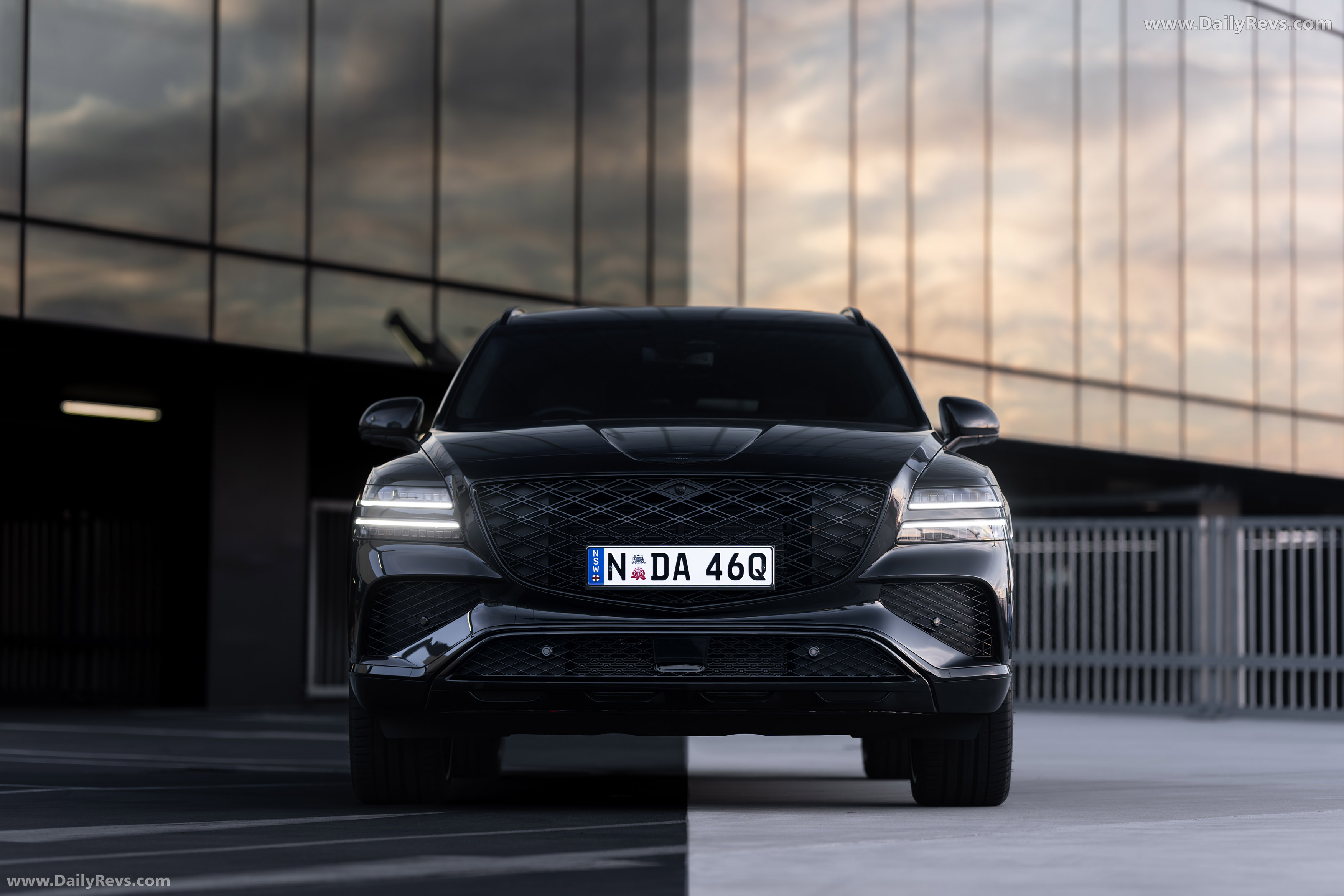 2025 Genesis GV80 Black Australian Version Front View