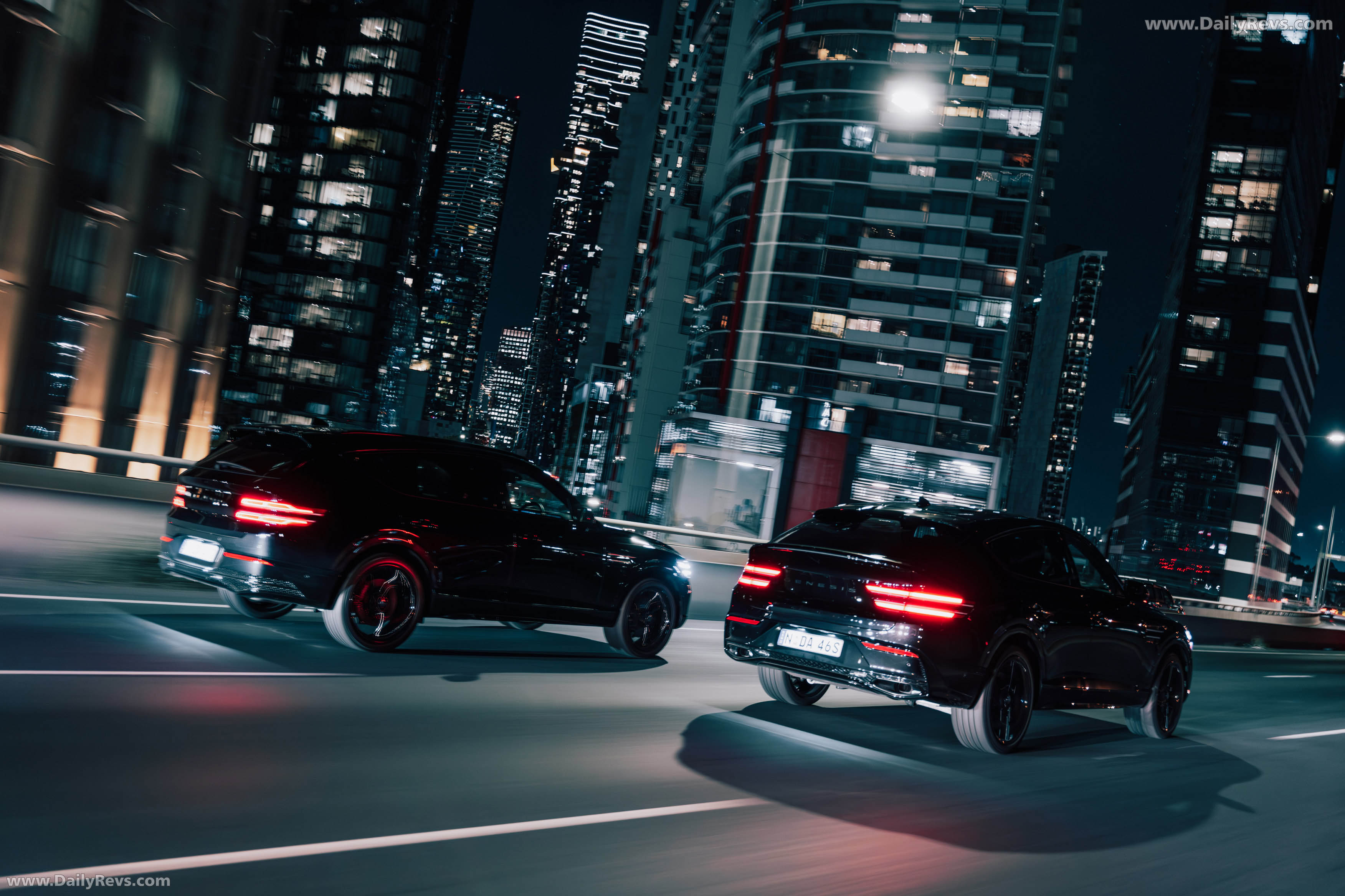 2025 Genesis GV80 Black Australian Version Rear View