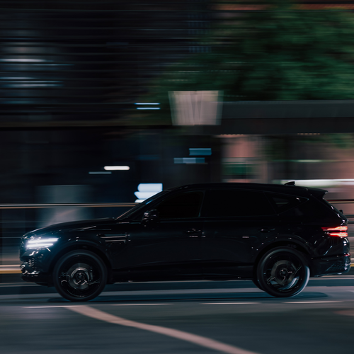 2025 Genesis GV80 Black Australian Version Side View