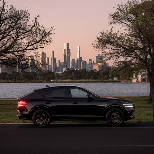 2025 Genesis GV80 Coupe Black Australian Version Side View