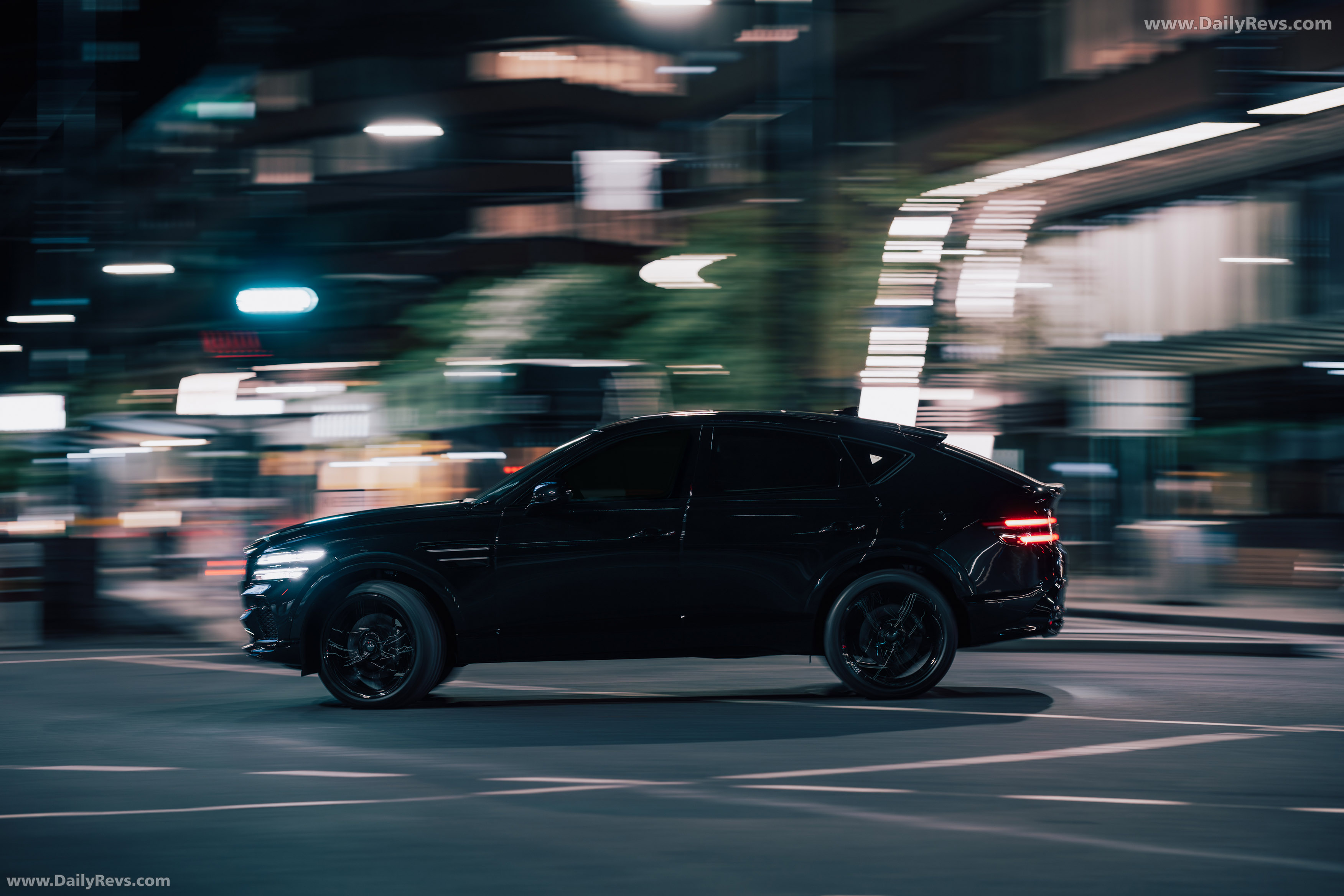 2025 Genesis GV80 Coupe Black Australian Version Side View