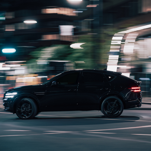 2025 Genesis GV80 Coupe Black Australian Version Side View