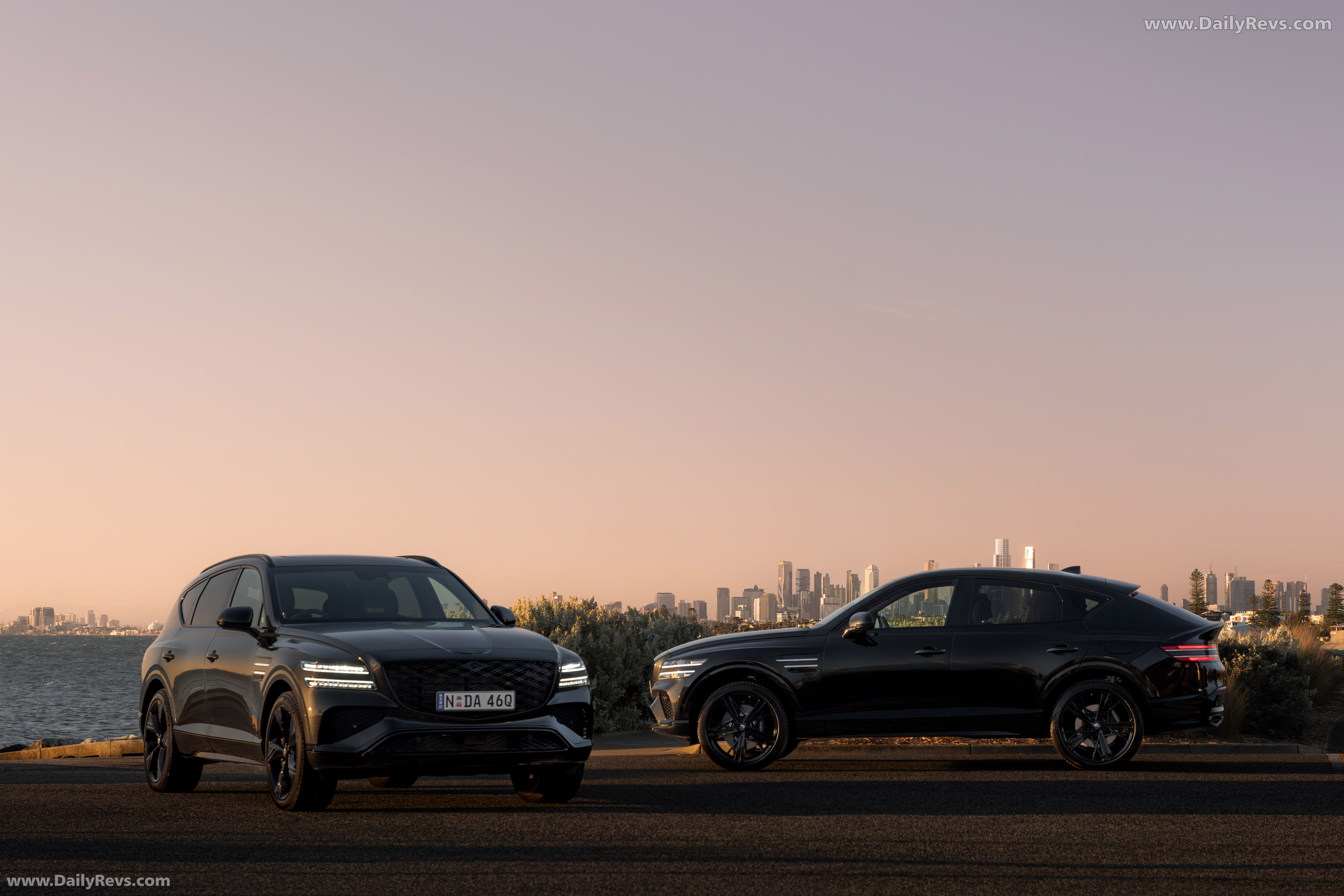 2025 Genesis GV80 Coupe Black Australian Version Side View