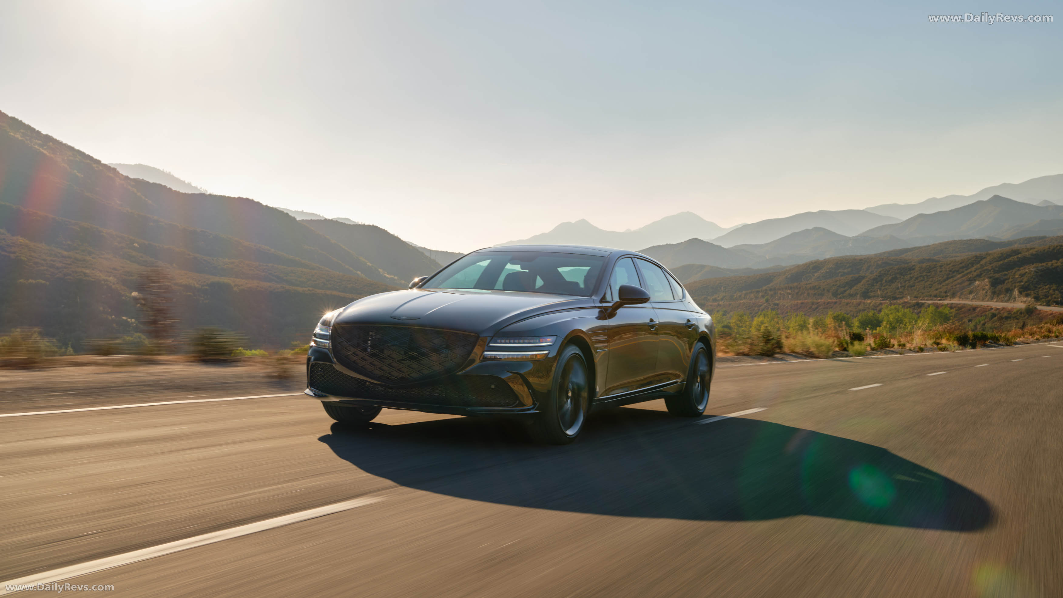 2026 Genesis G80 Prestige Black Front View