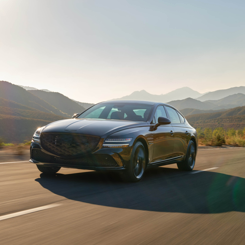 2026 Genesis G80 Prestige Black Front View
