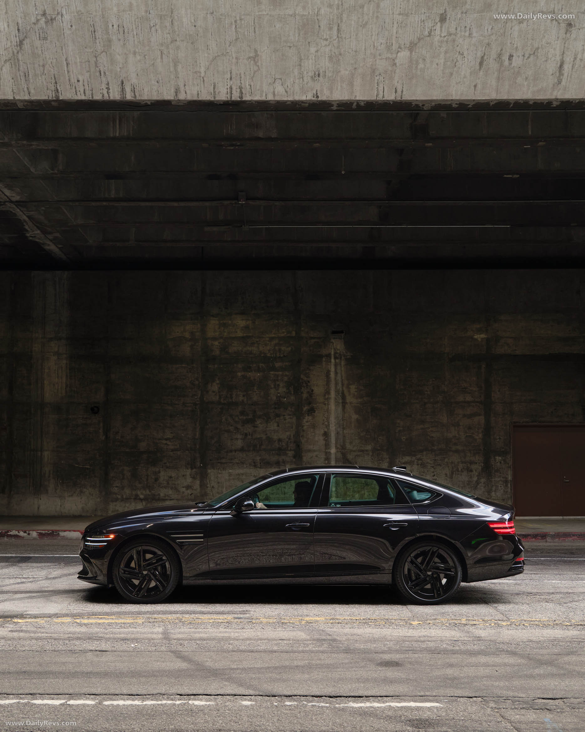2026 Genesis G80 Prestige Black Side View