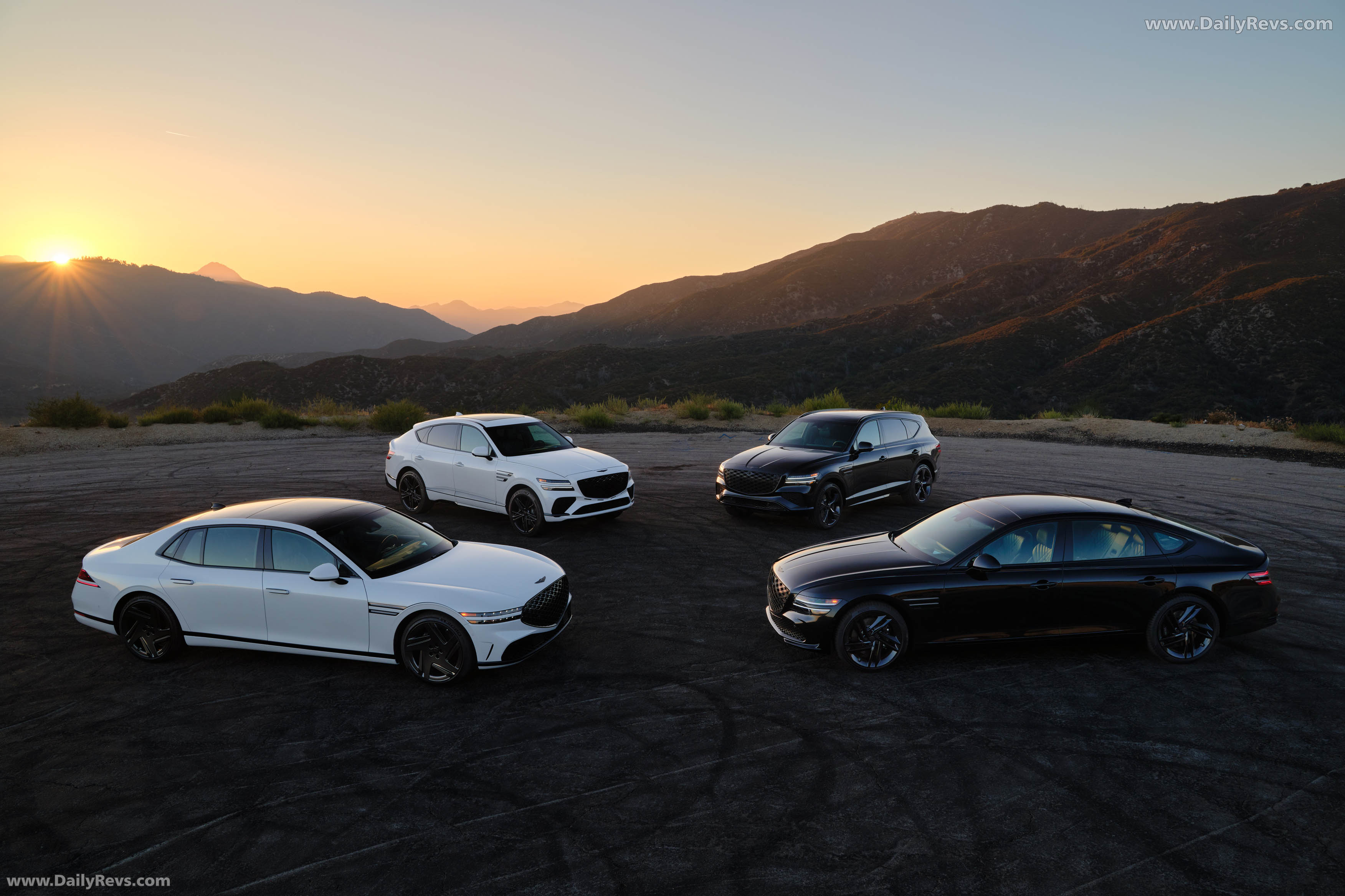 2026 Genesis G80 Prestige Black Top View