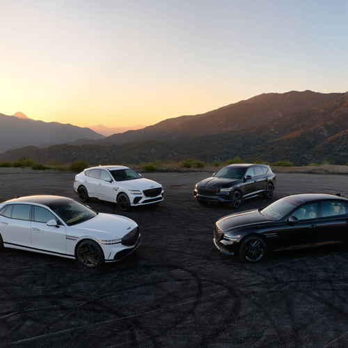 2026 Genesis G80 Prestige Black Top View
