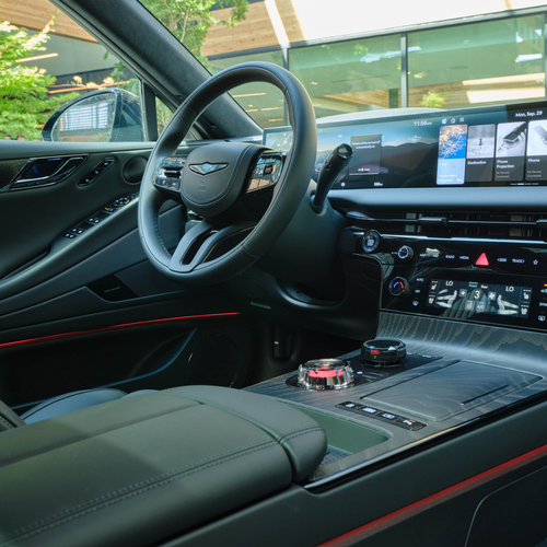 2026 Genesis G80 Prestige Black Interior