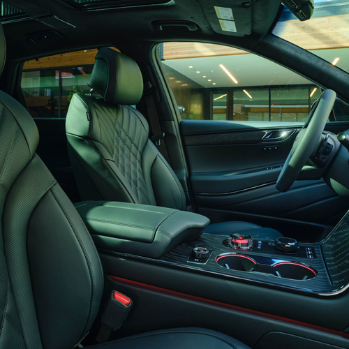 2026 Genesis GV80 Prestige Black Interior