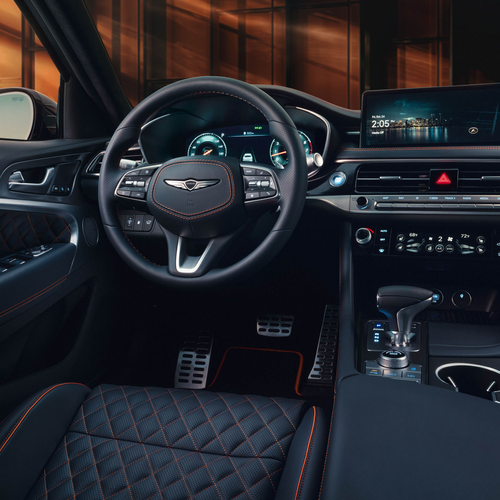 2026 Genesis G70 Prestige Graphite Interior