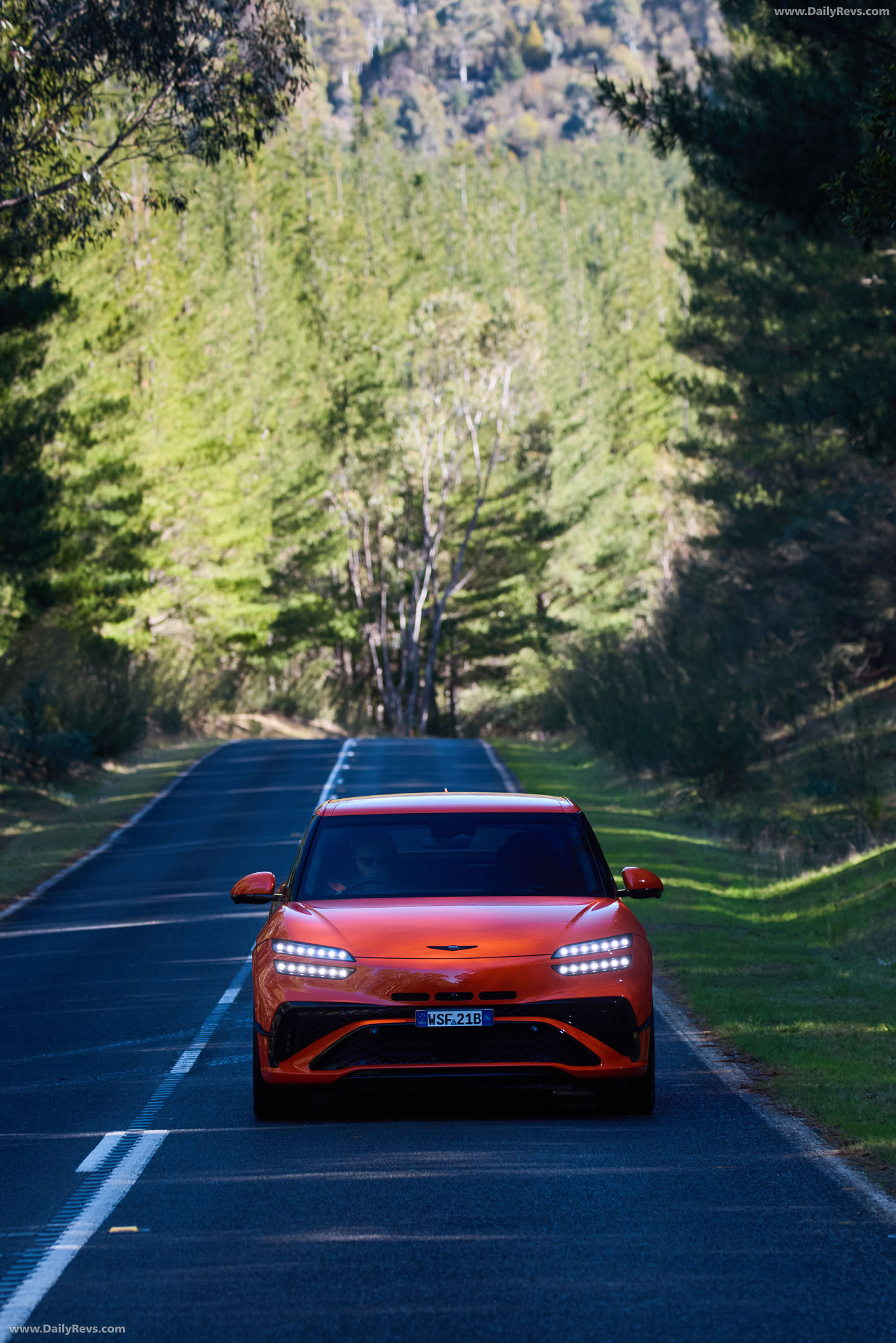 2026 Genesis GV60 Magma Australian Version Front View