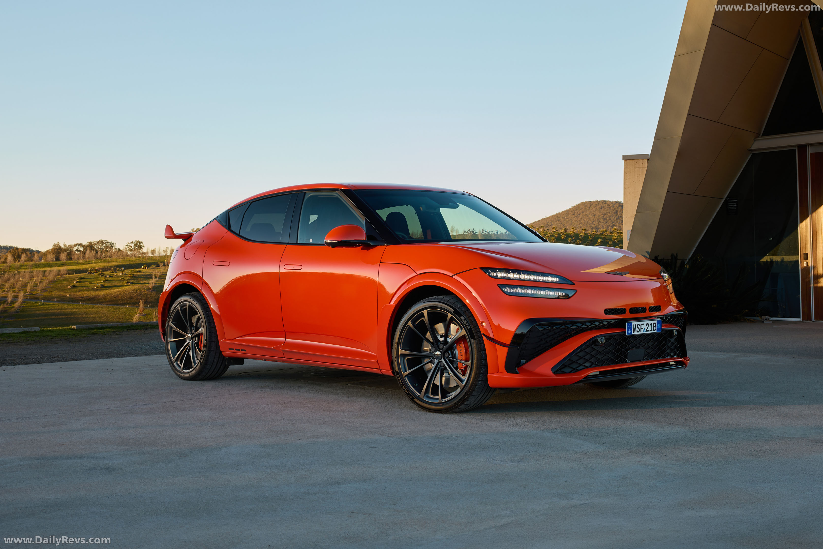 2026 Genesis GV60 Magma Australian Version Front View