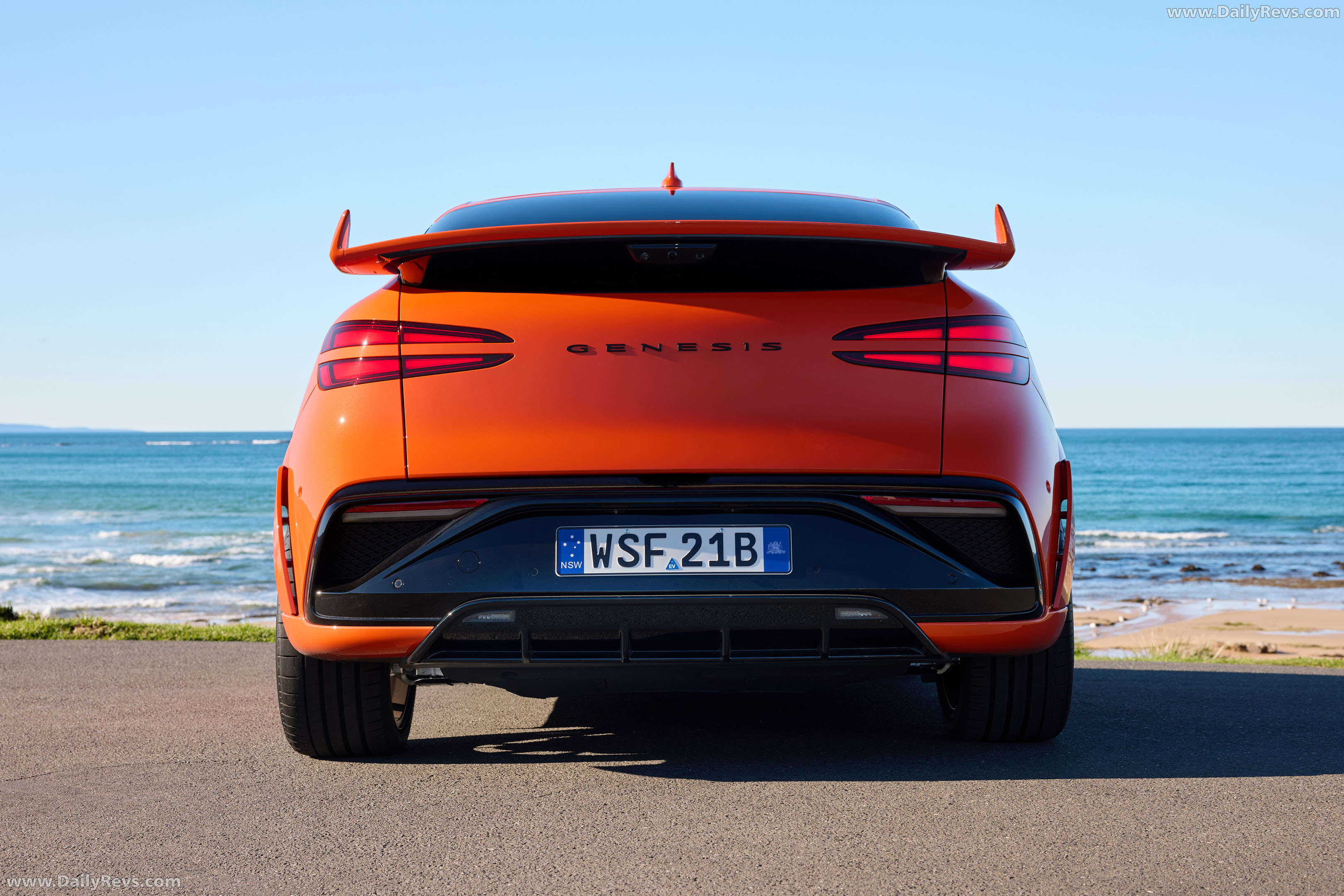 2026 Genesis GV60 Magma Australian Version Rear View
