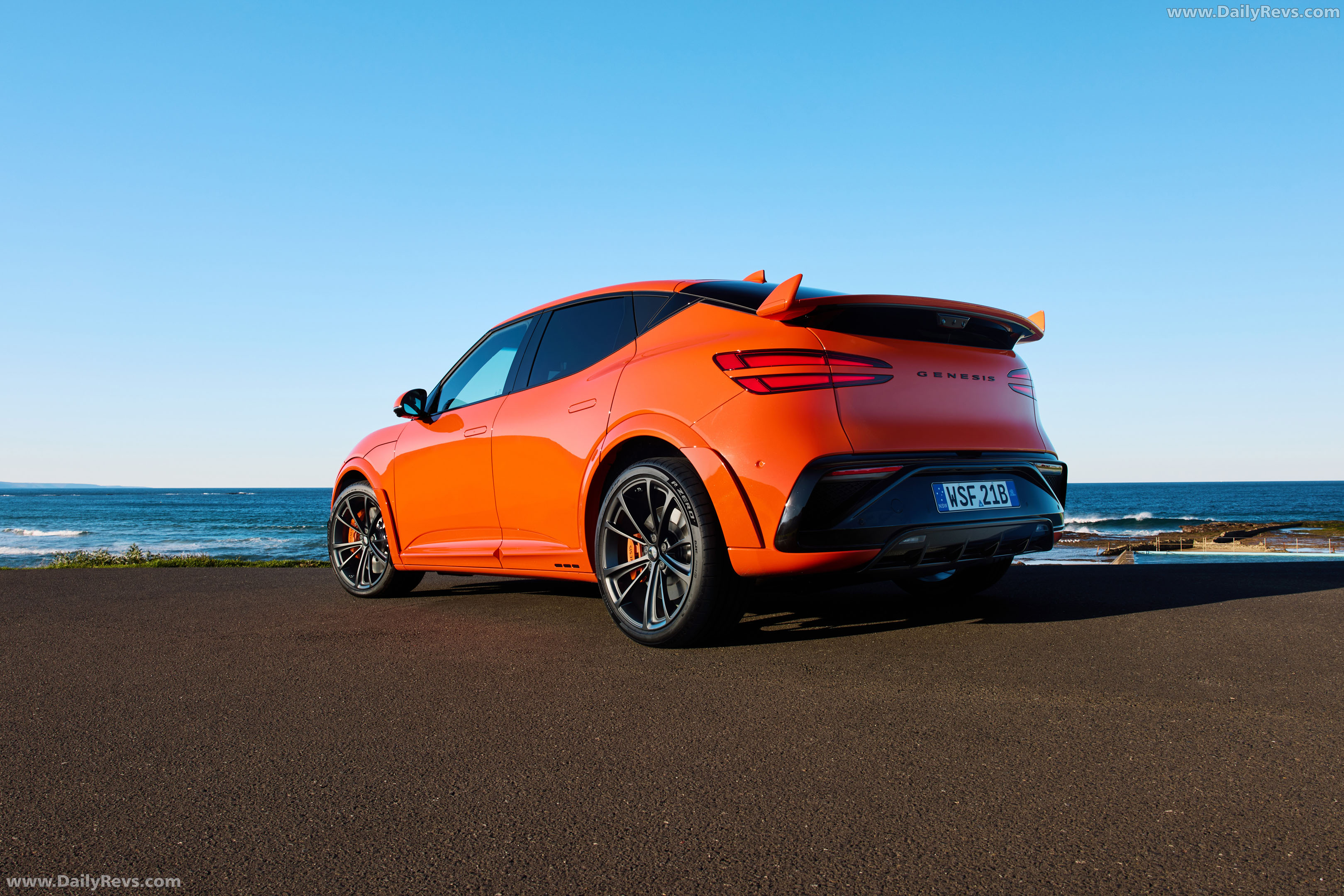 2026 Genesis GV60 Magma Australian Version Rear View