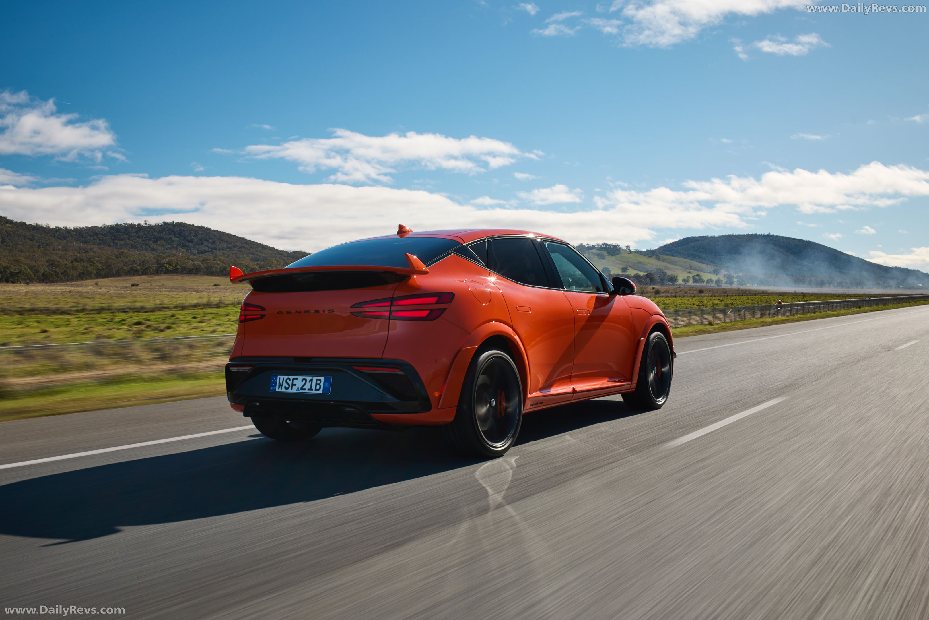 2026 Genesis GV60 Magma Australian Version Rear View