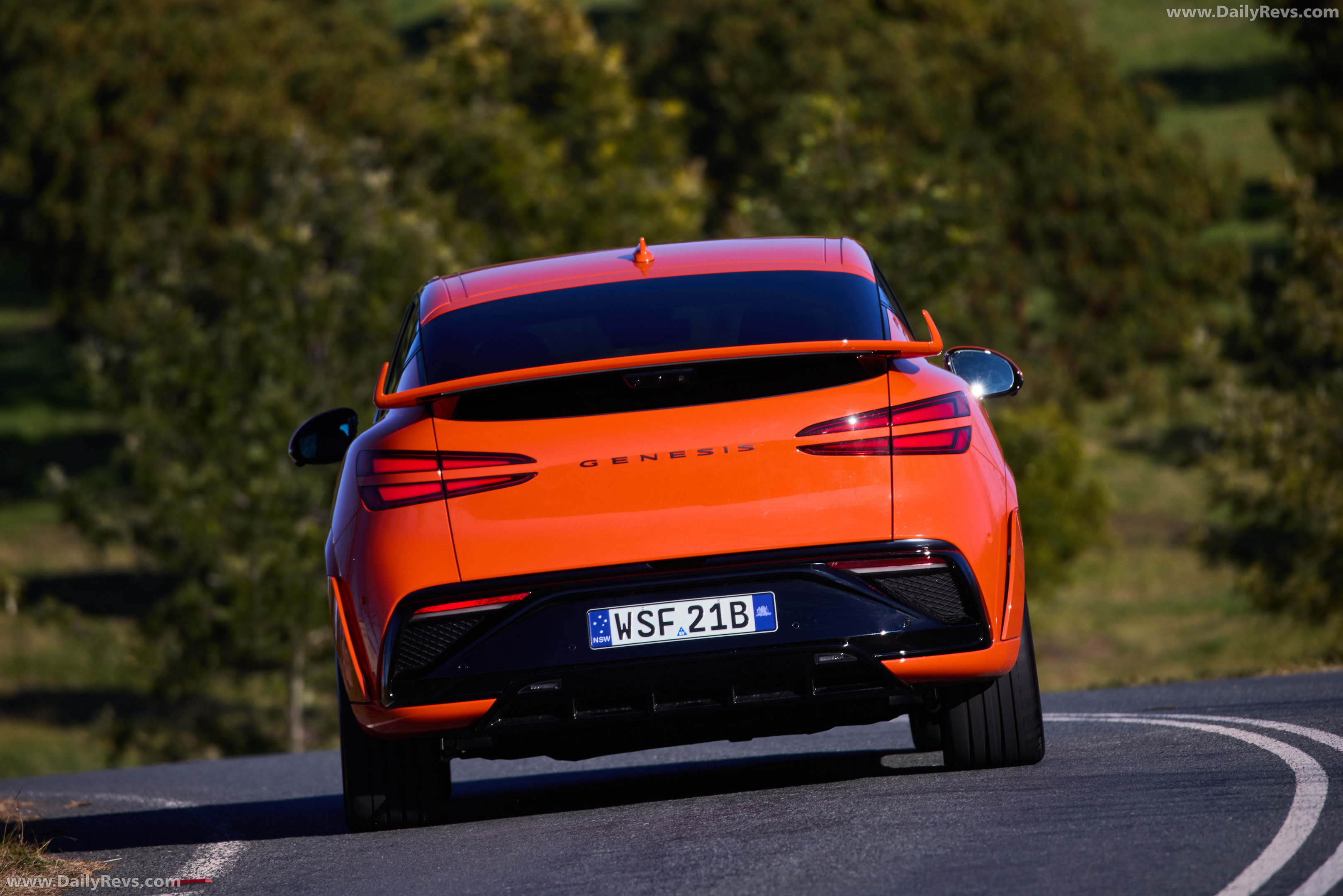 2026 Genesis GV60 Magma Australian Version Rear View
