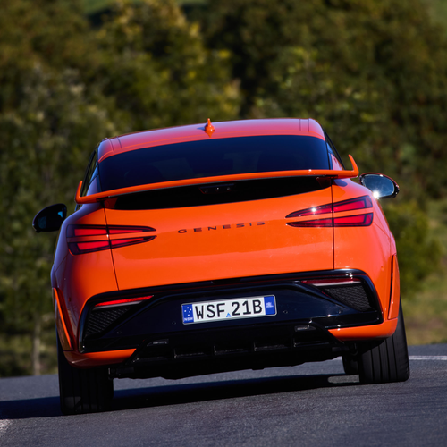 2026 Genesis GV60 Magma Australian Version Rear View