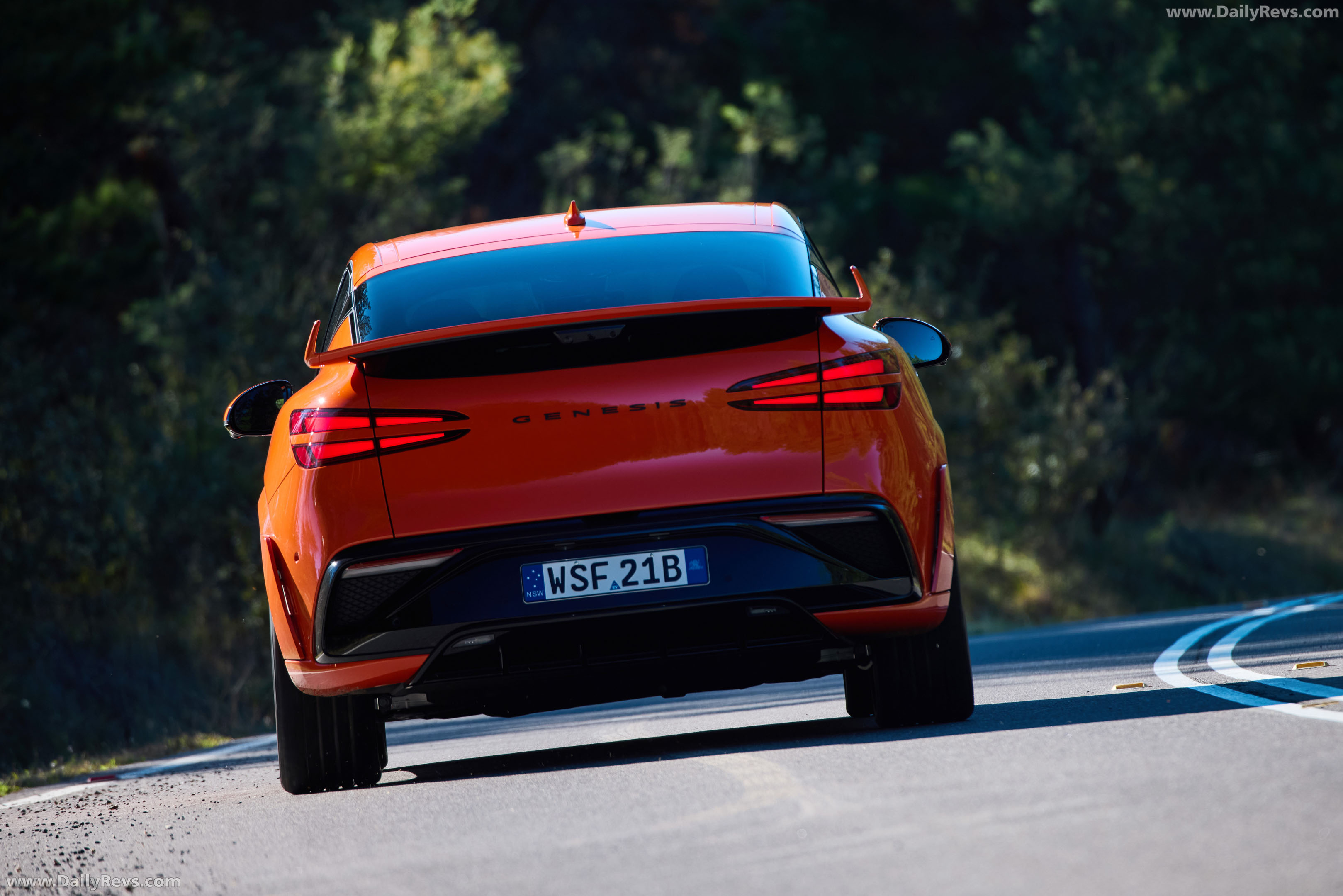 2026 Genesis GV60 Magma Australian Version Rear View