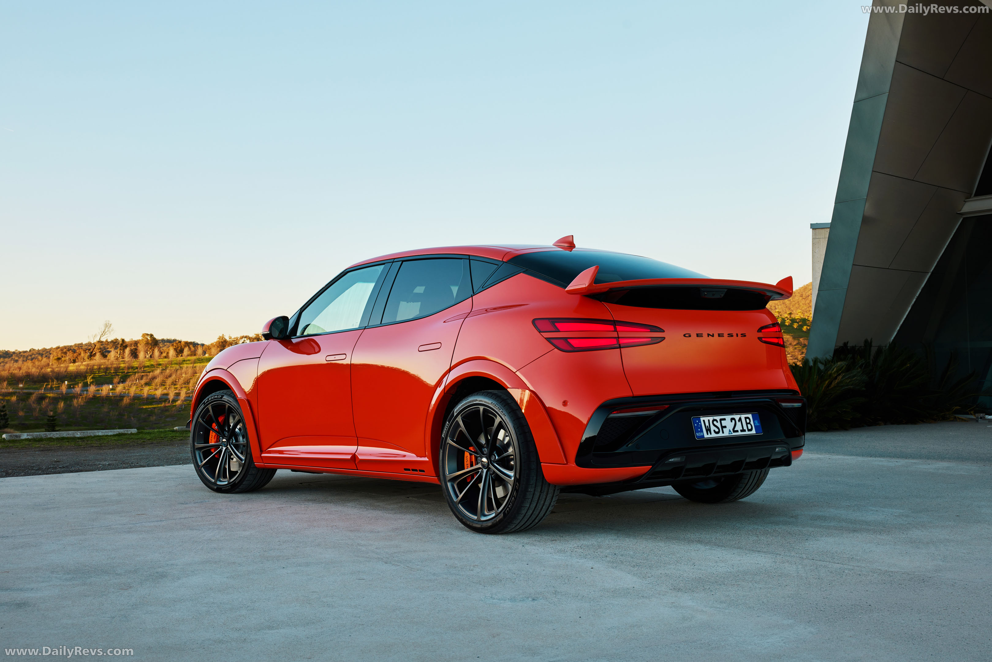2026 Genesis GV60 Magma Australian Version Rear View