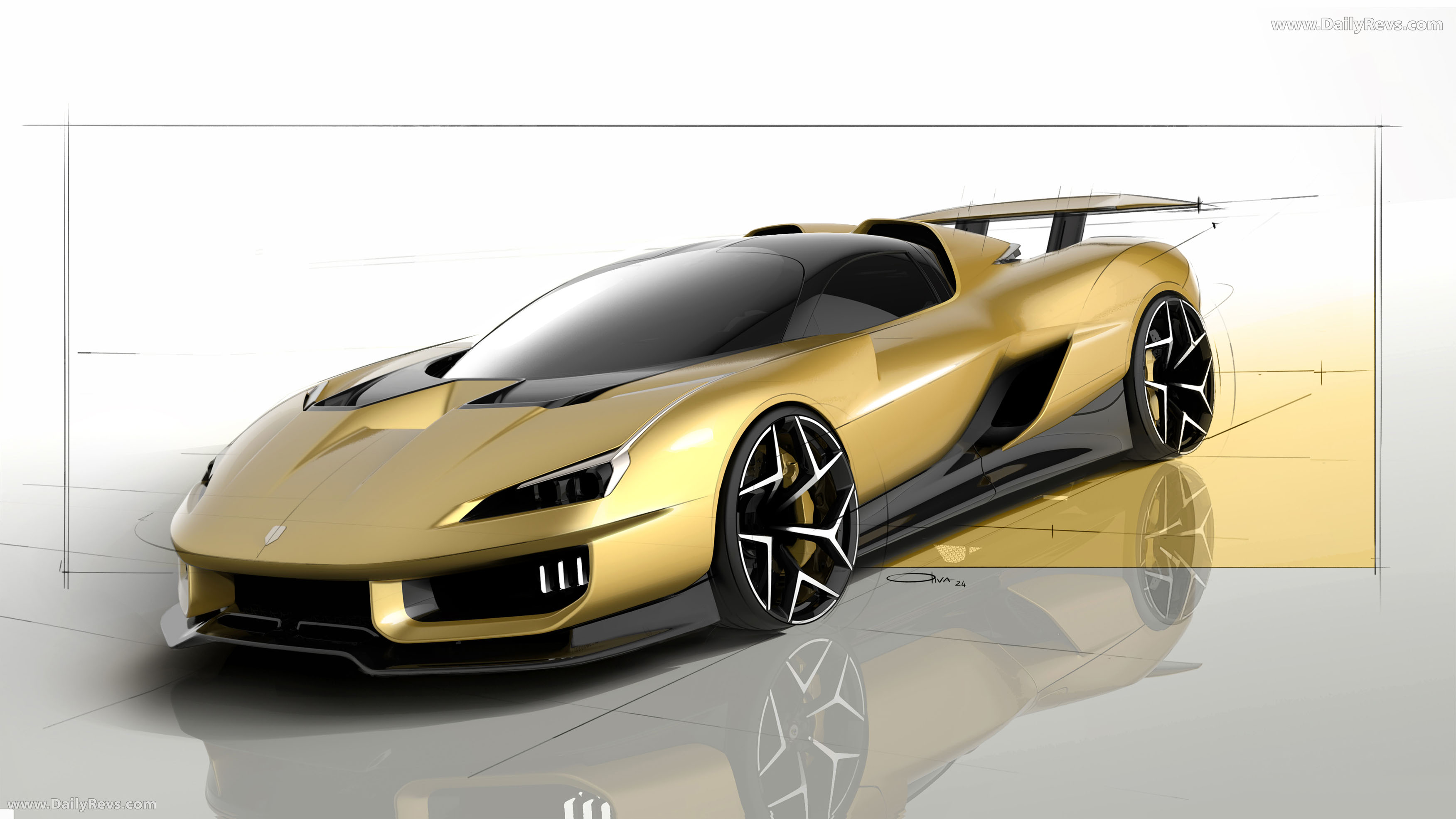 2025 Giamaro Automobili Krafla Sketches