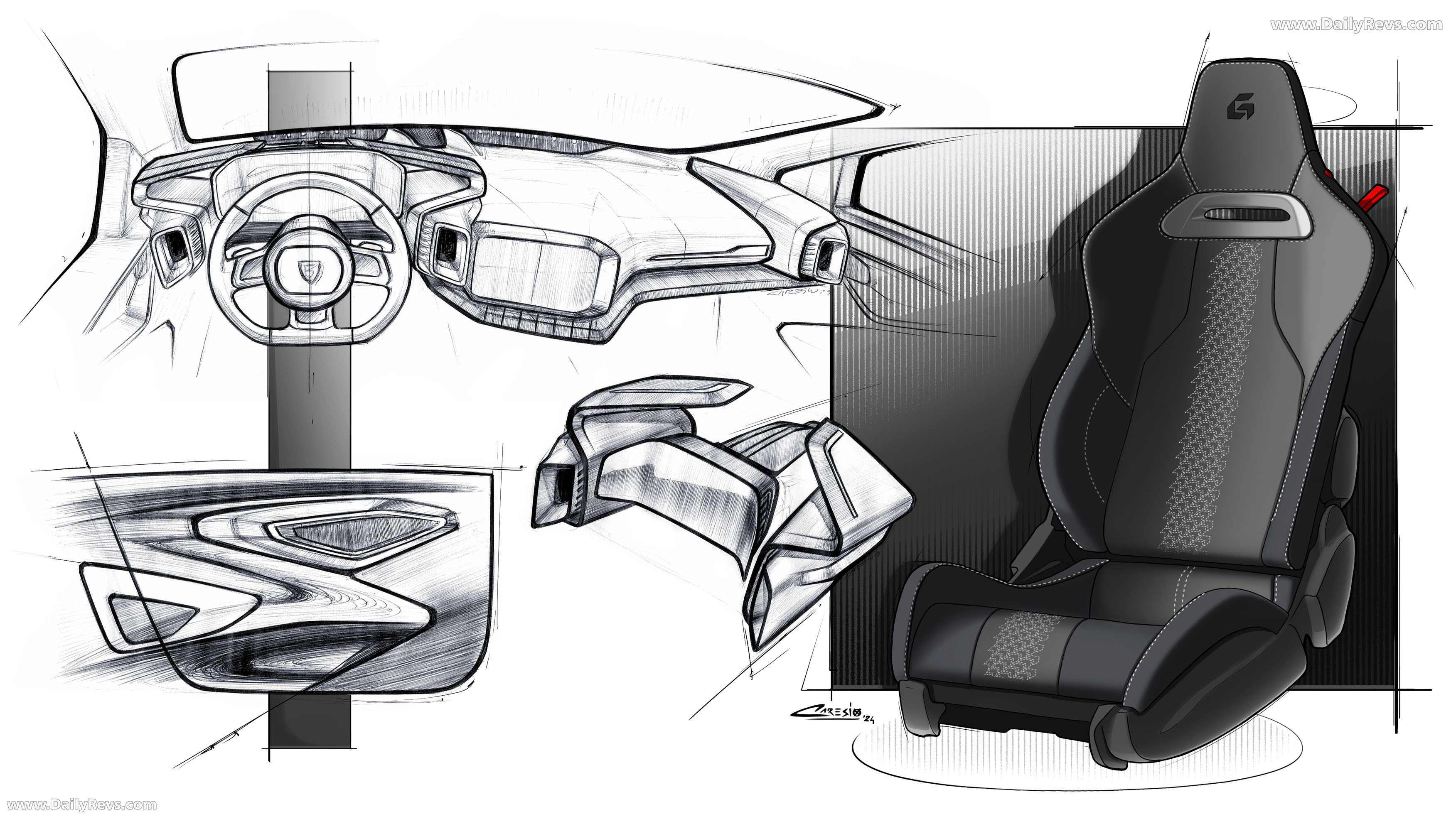 2025 Giamaro Automobili Krafla Sketches