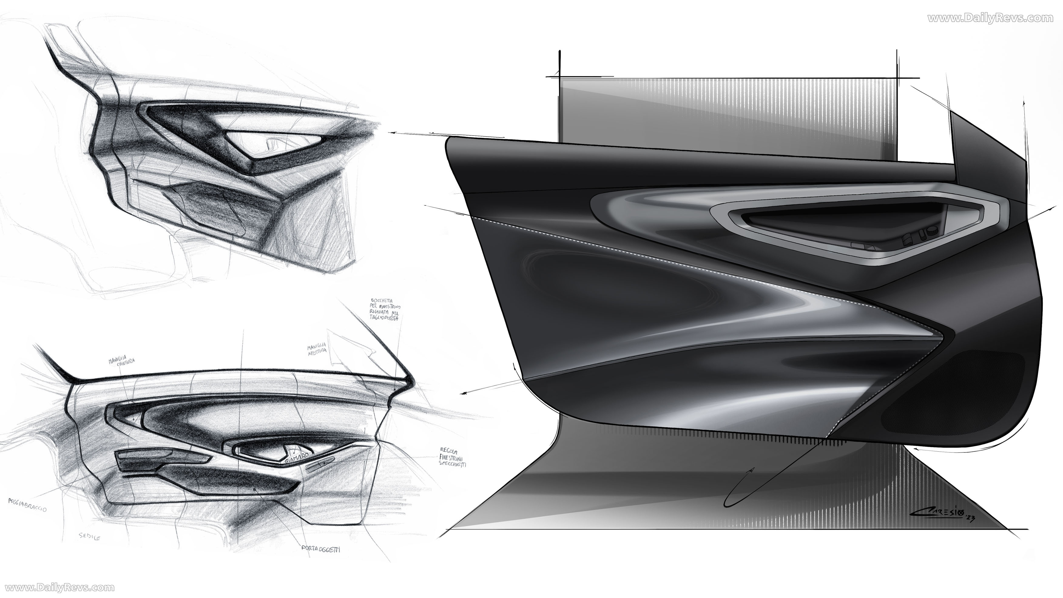 2025 Giamaro Automobili Krafla Sketches