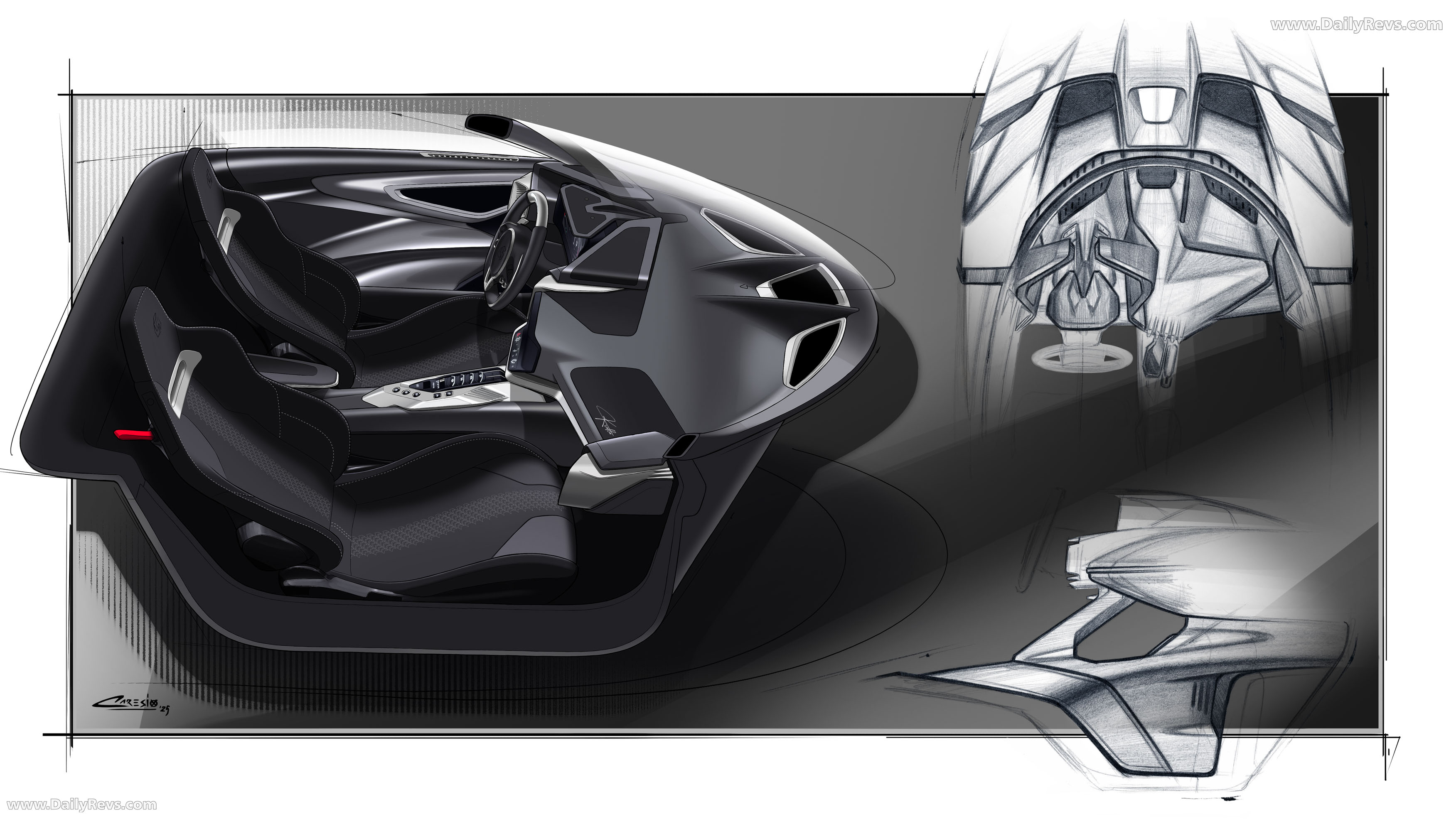 2025 Giamaro Automobili Krafla Sketches