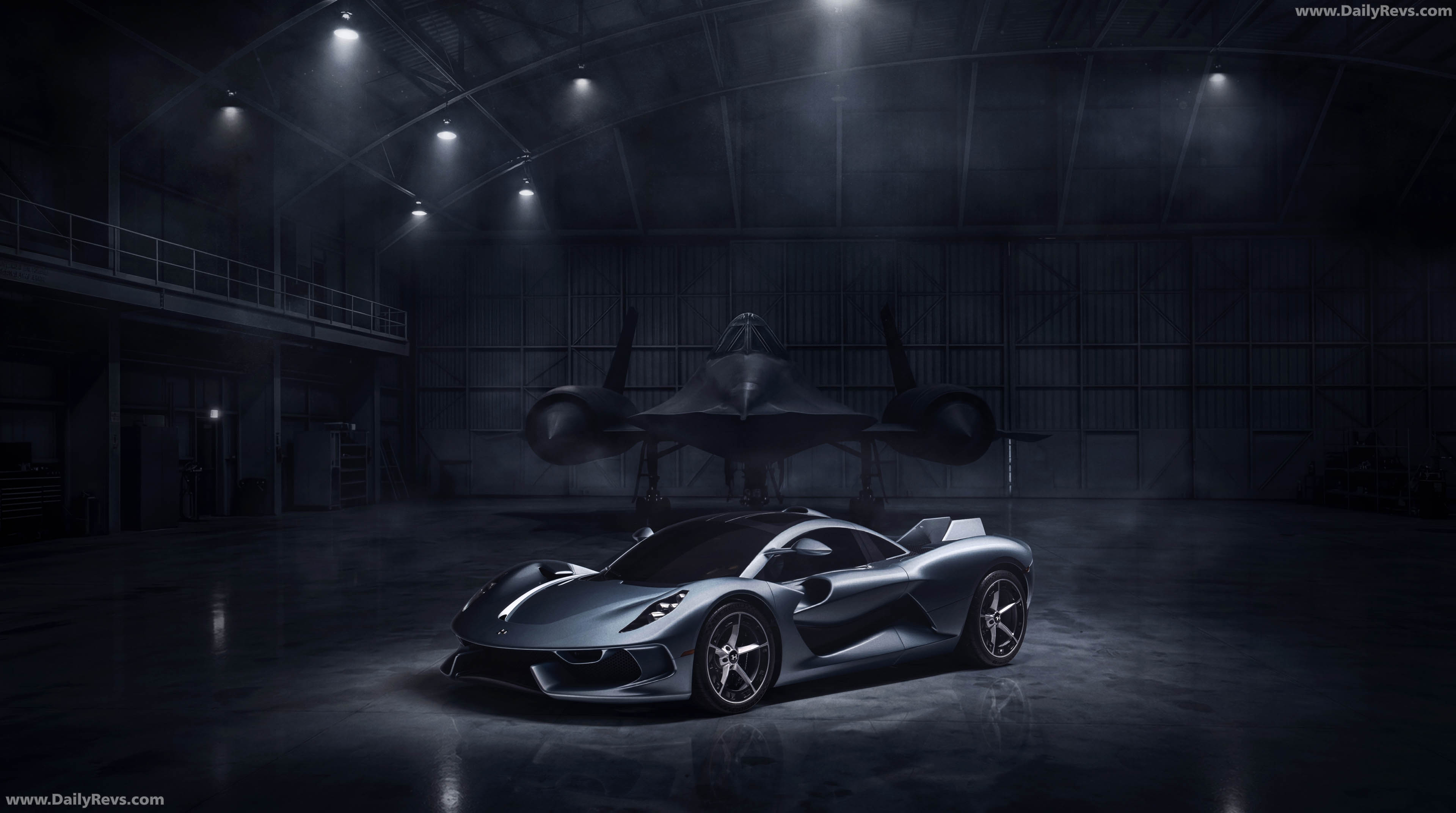 2030 Hennessey Blackbird Front View