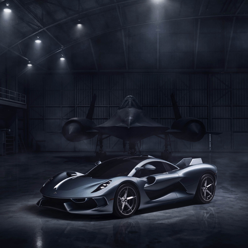 2030 Hennessey Blackbird Front View