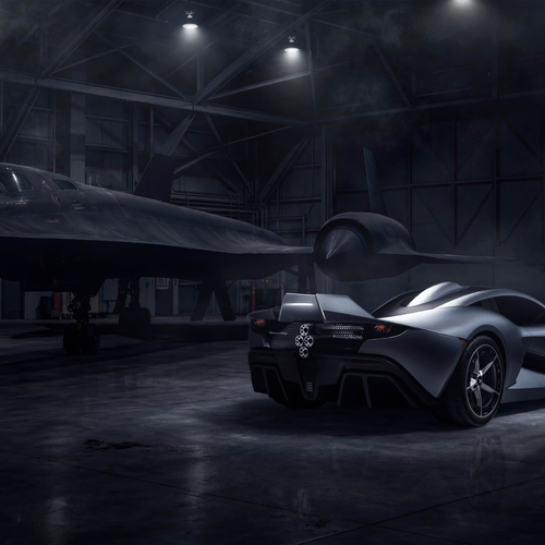 2030 Hennessey Blackbird Rear View