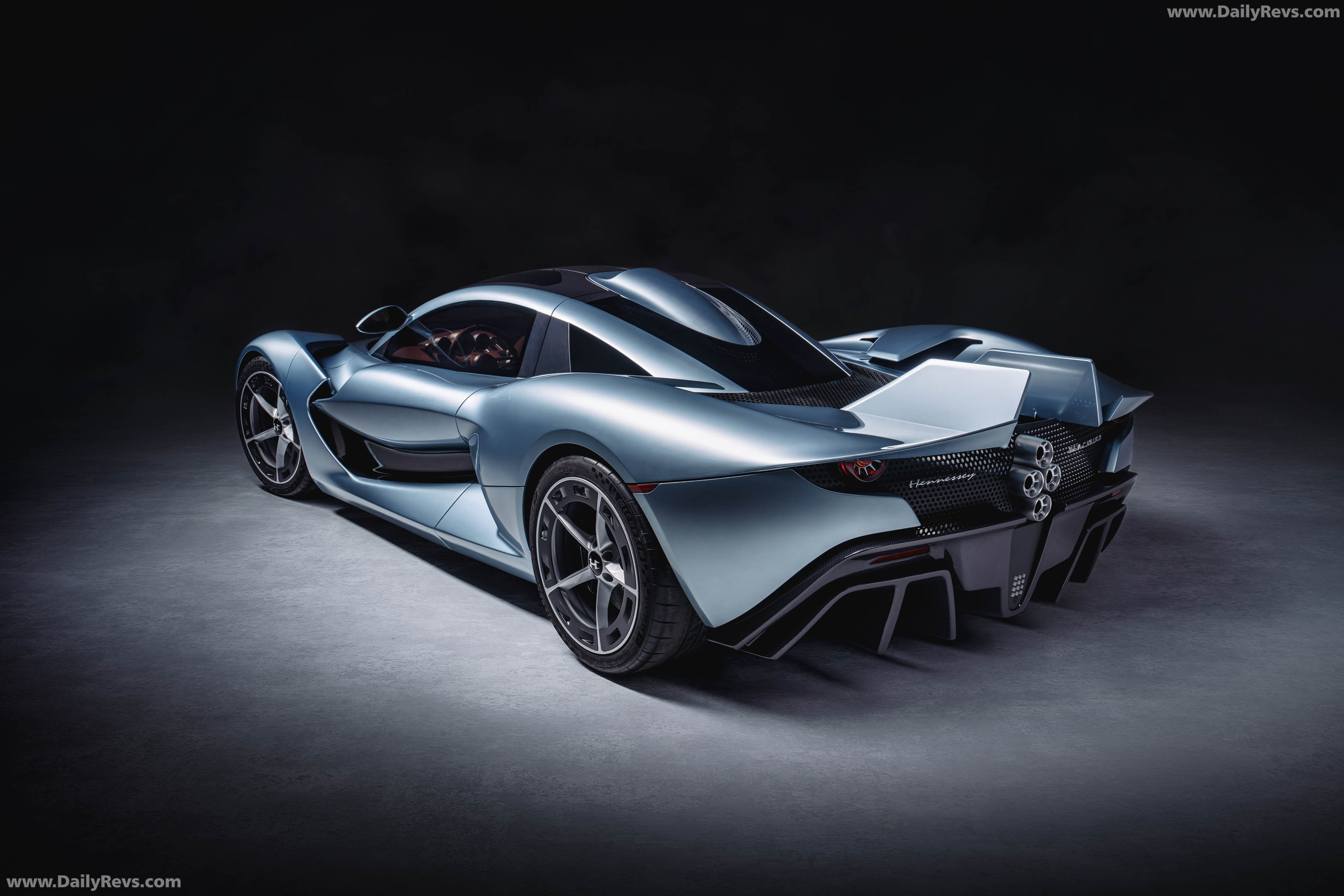 2030 Hennessey Blackbird Rear View