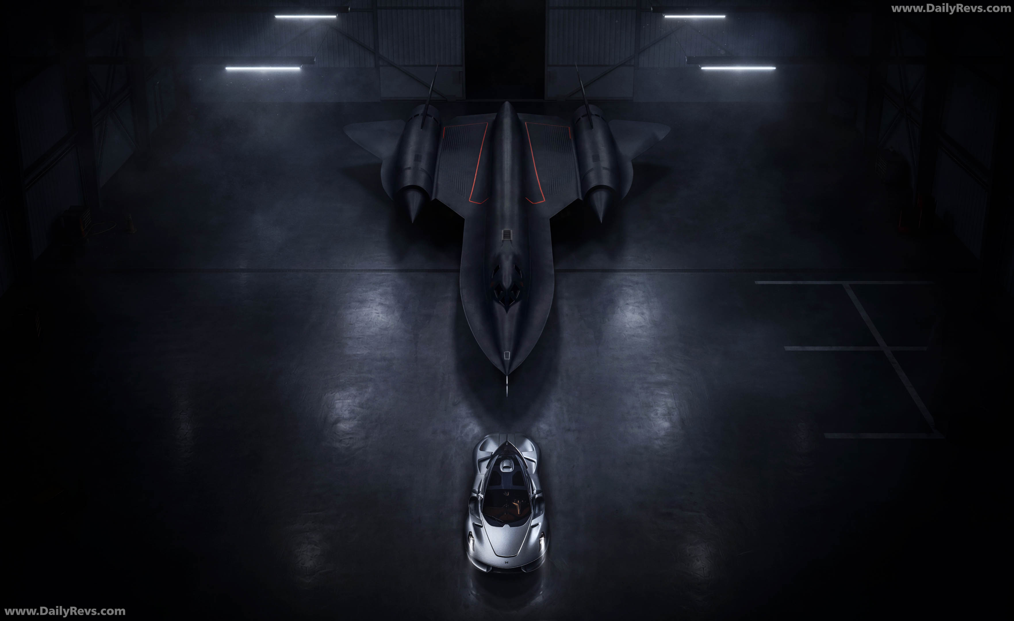 2030 Hennessey Blackbird Top View