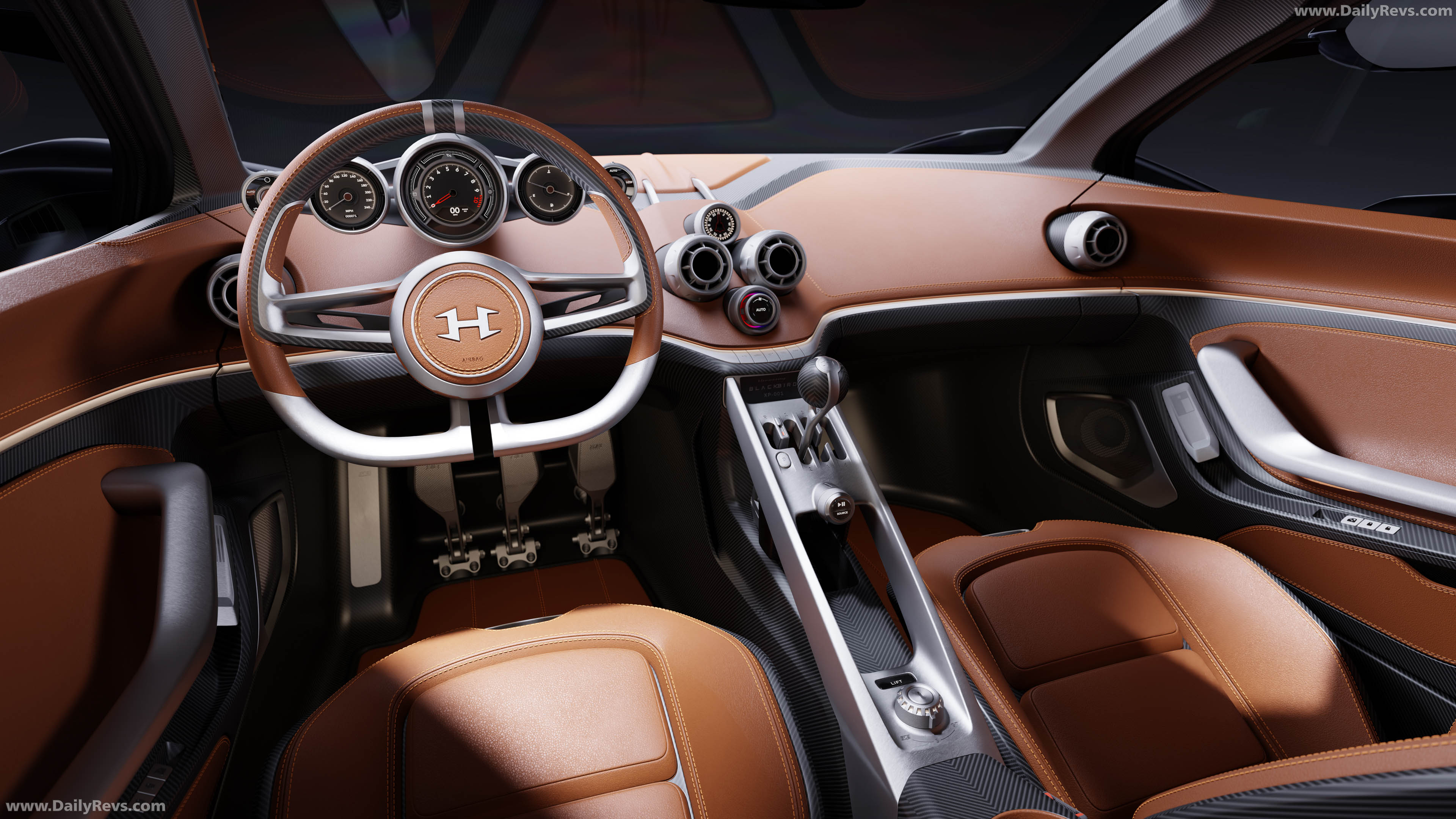2030 Hennessey Blackbird Interior