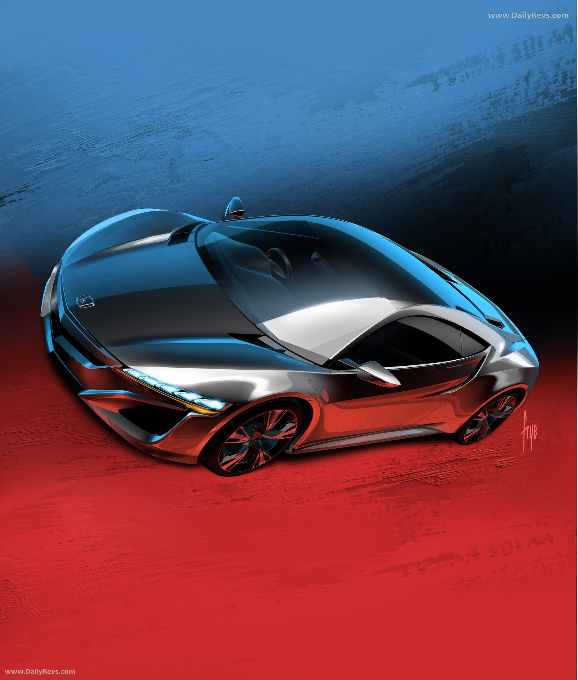2012 Honda NSX Concept Sketches