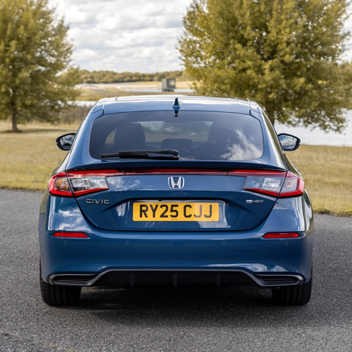 2025 Honda Civic eHEV UK Version Rear View